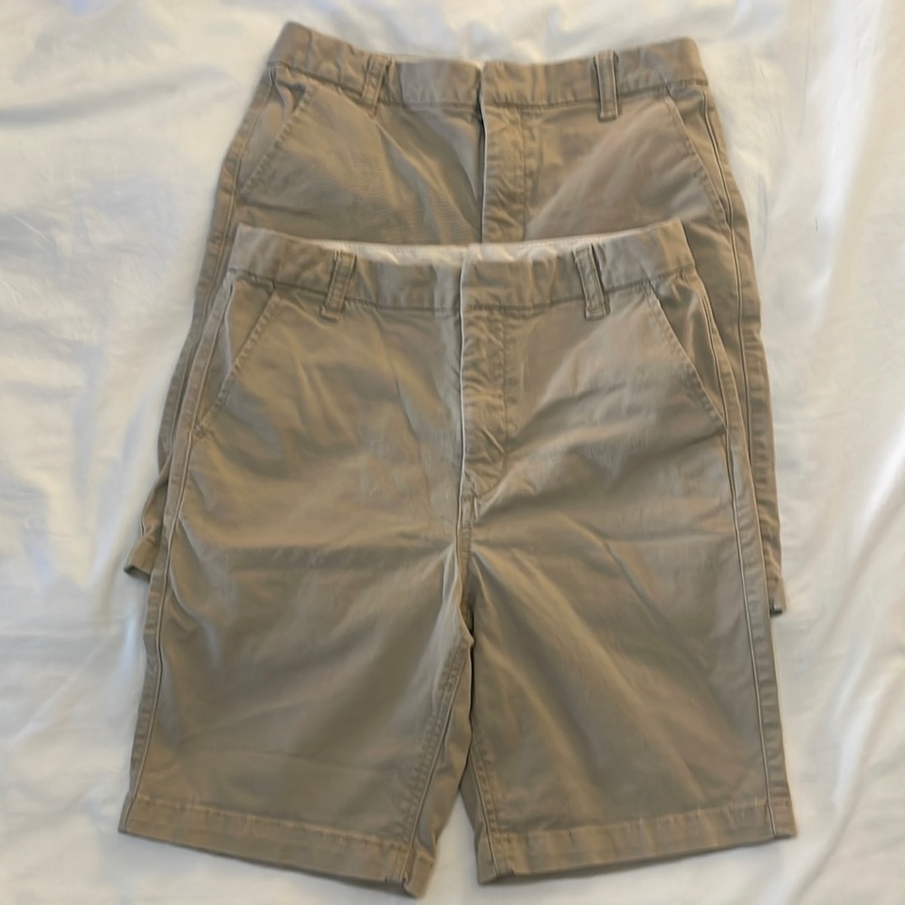 GAP kids khaki uniform shorts